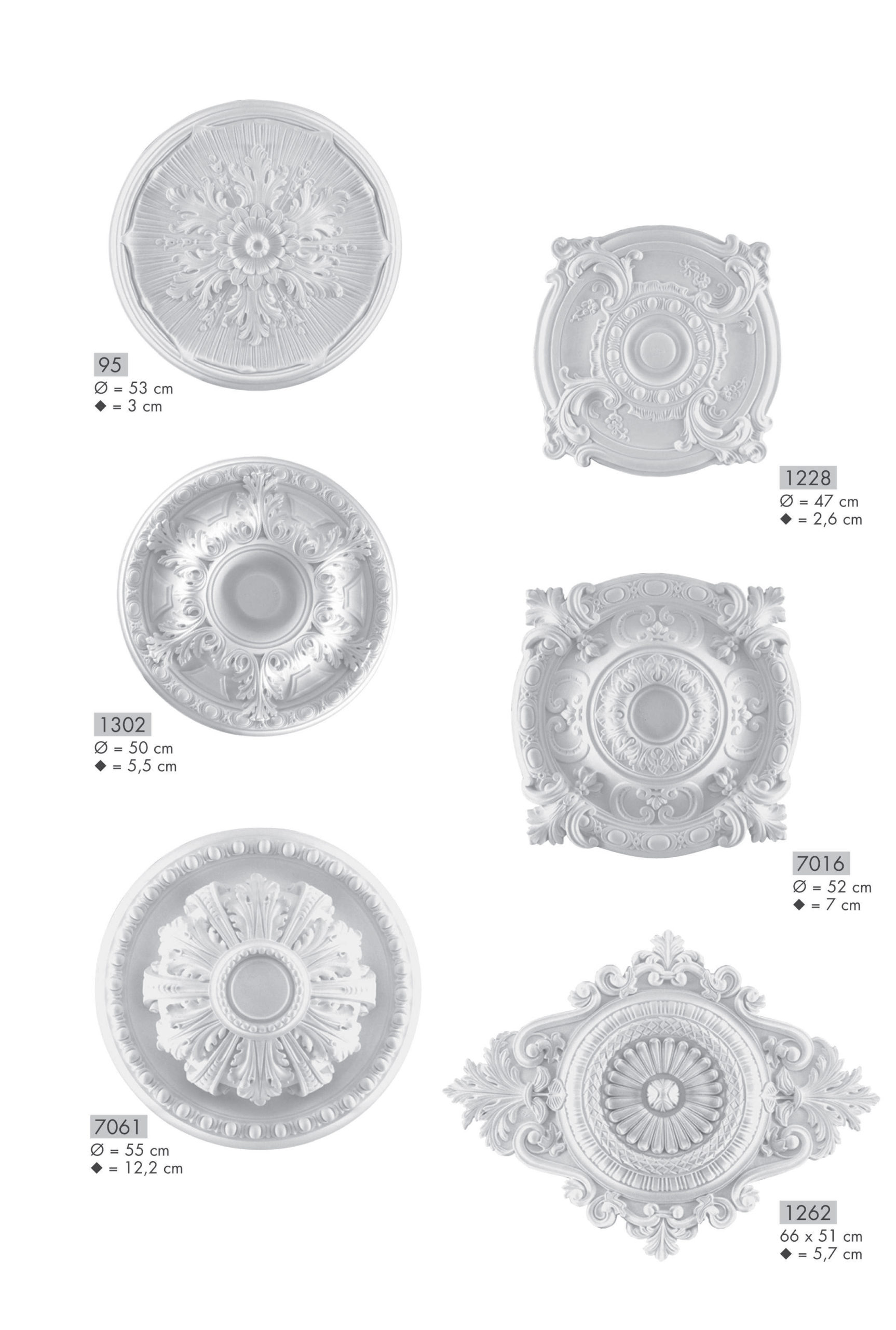 Rosetten Deckenstuck StuckDekor Chaudot KunstStuck Atelier