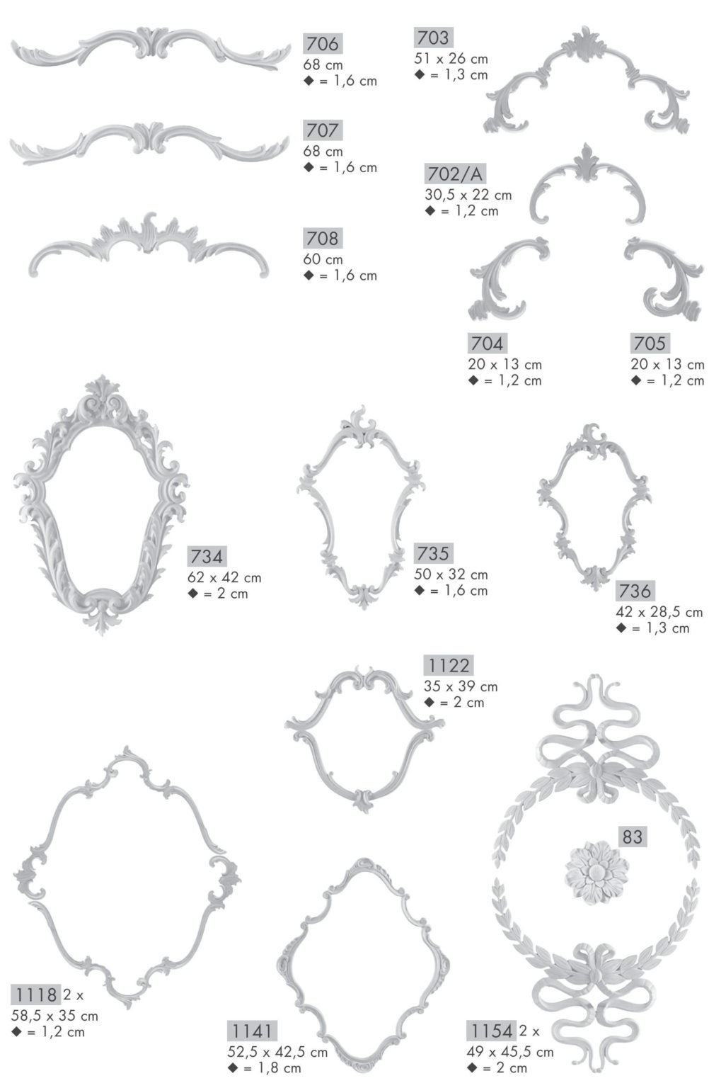 Dekor-Elemente - Stuck-Dekor Chaudot Kunst-Stuck Atelier