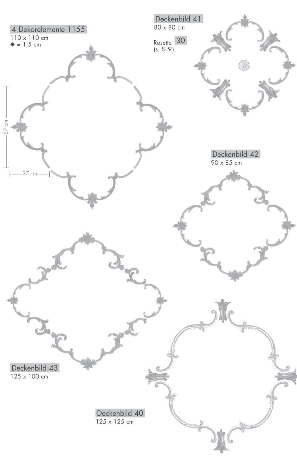 Wand und Deckenbilder - Stuck-Dekor Chaudot Kunst-Stuck Atelier