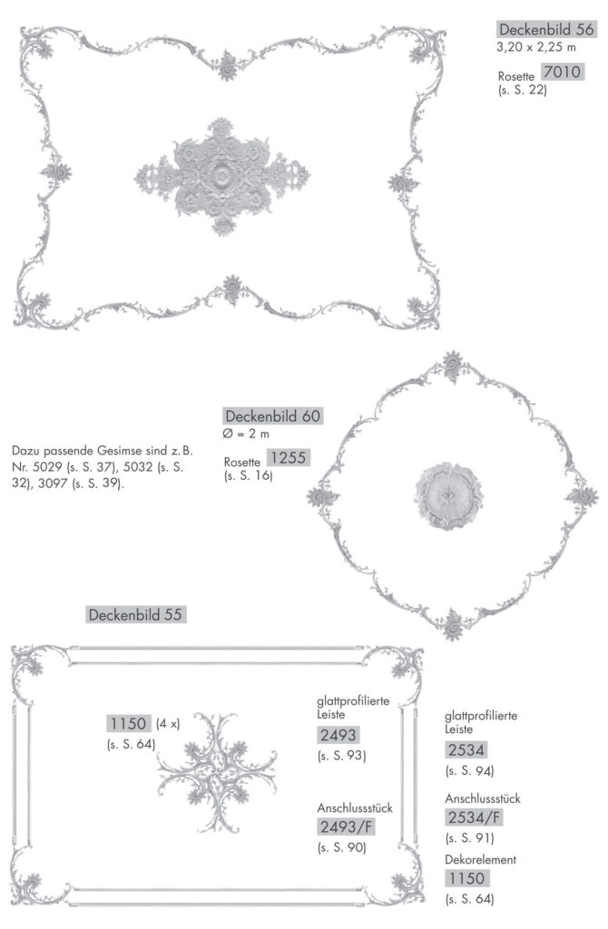 Wand und Deckenbilder - Stuck-Dekor Chaudot Kunst-Stuck Atelier